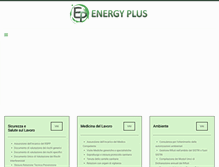 Tablet Screenshot of energyplusitalia.com